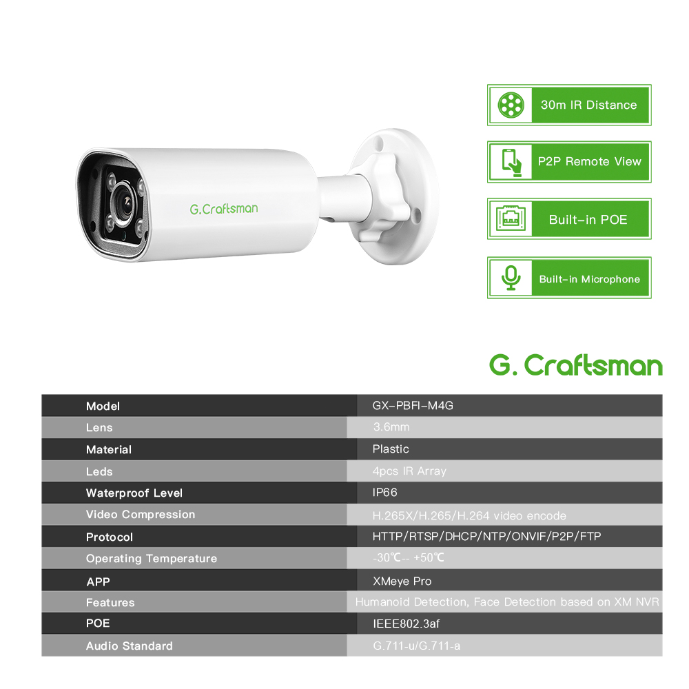 C GC PB 4MP POE IP Camera,Buil - Home Security Ideas review and price