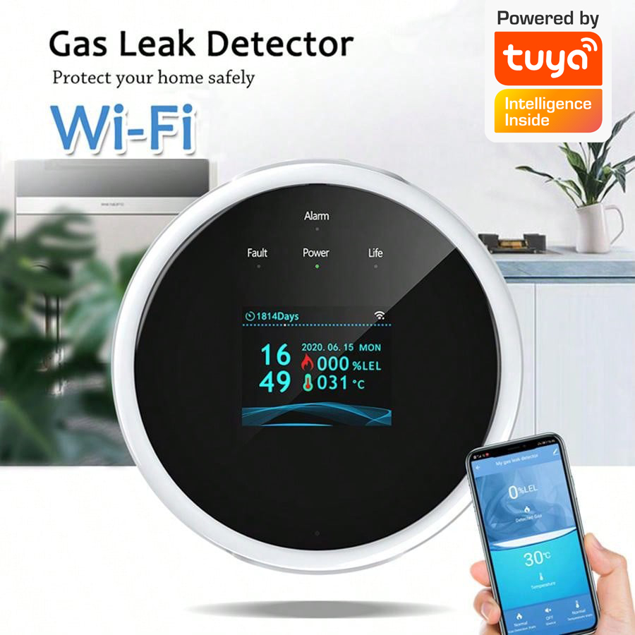 2.4G WiFi Gas Alarm Sensor Com - Home Security And Monitoring review and price