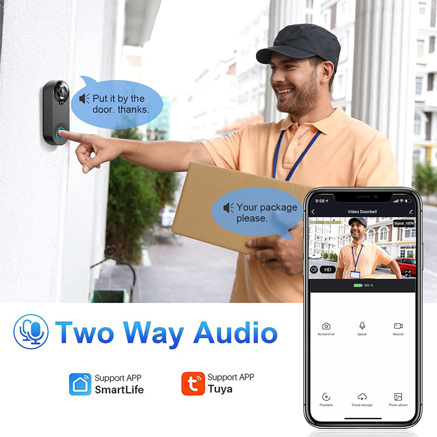 5G 2.4G WiFi Video Doorbell 10 - Home Security Ideas review and price