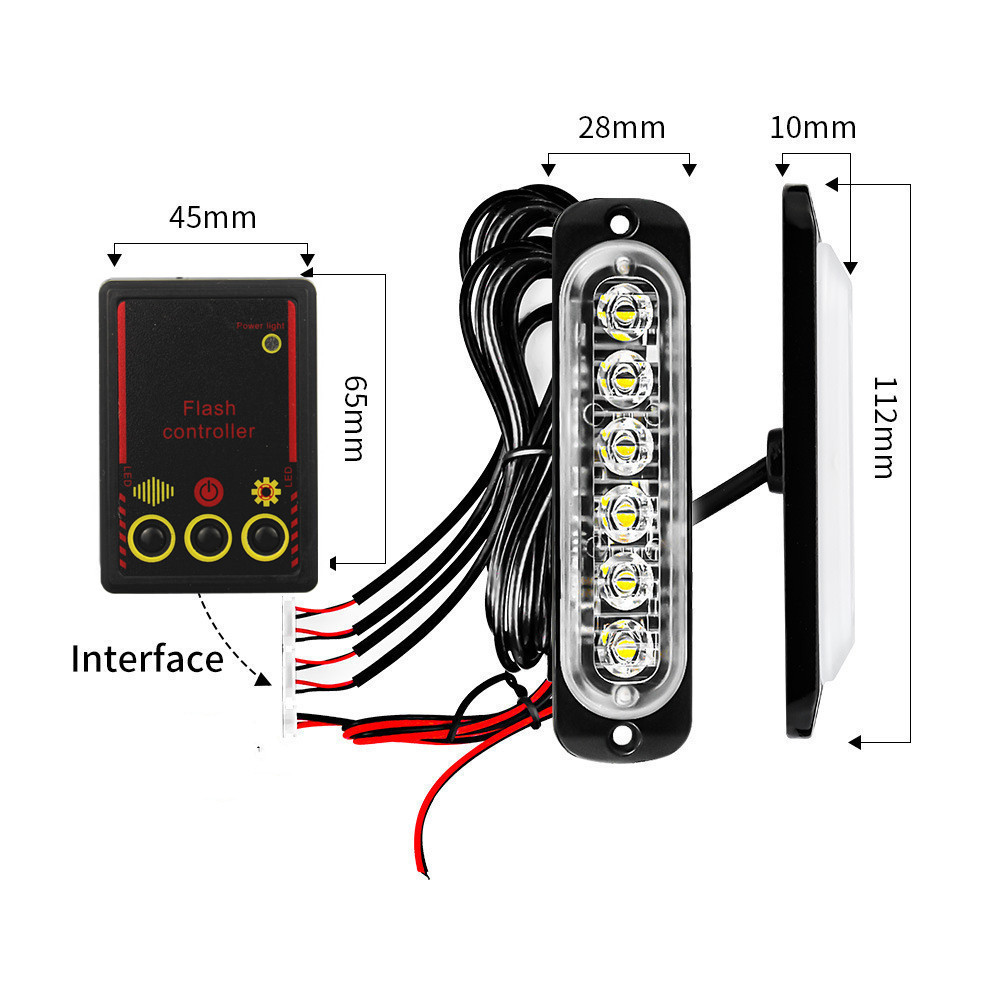 Car Front Grille Lighting 12V  - Home Security Police review and price