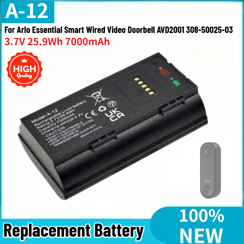A-12 High Quality Battery 3.7V - Home Security Arlo review and price