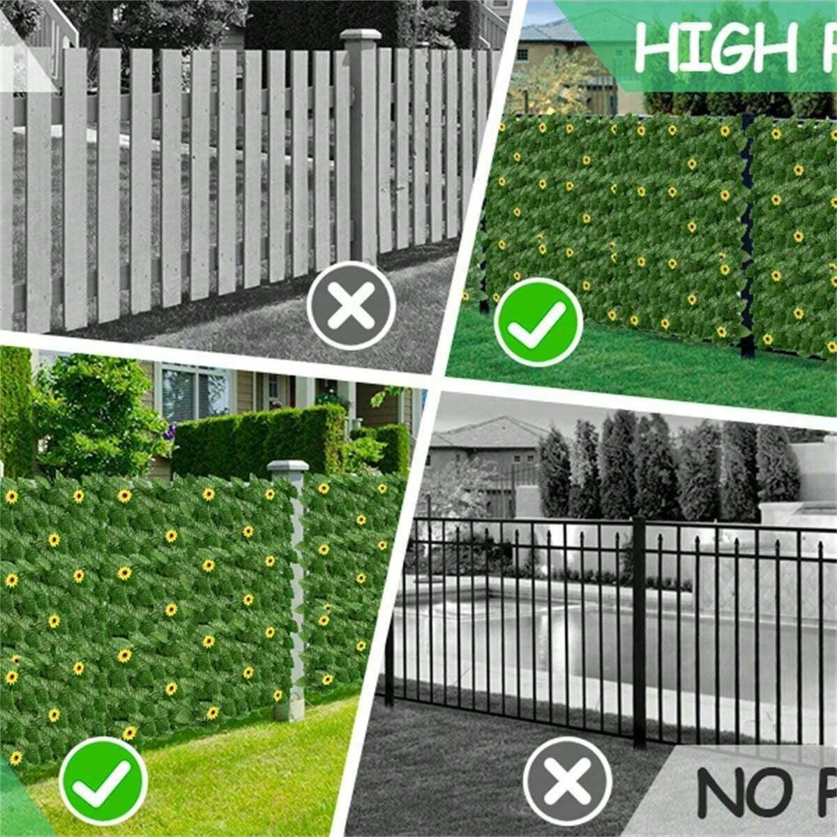 Green Artificial Ivy Privacy F - Home Security Fence review and price