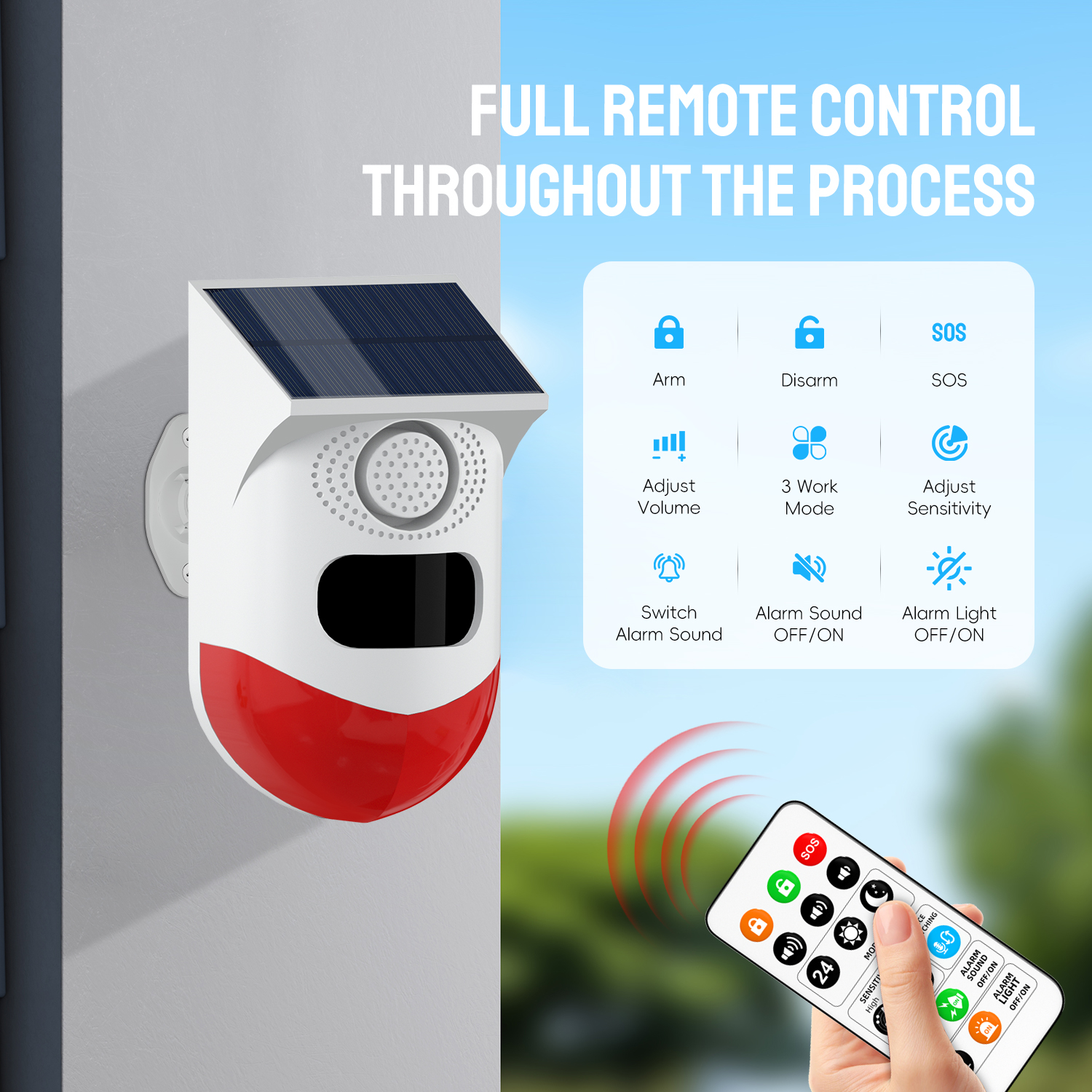 Wireless Solar Powered Motion  - Sim Gsm Alarm review and price