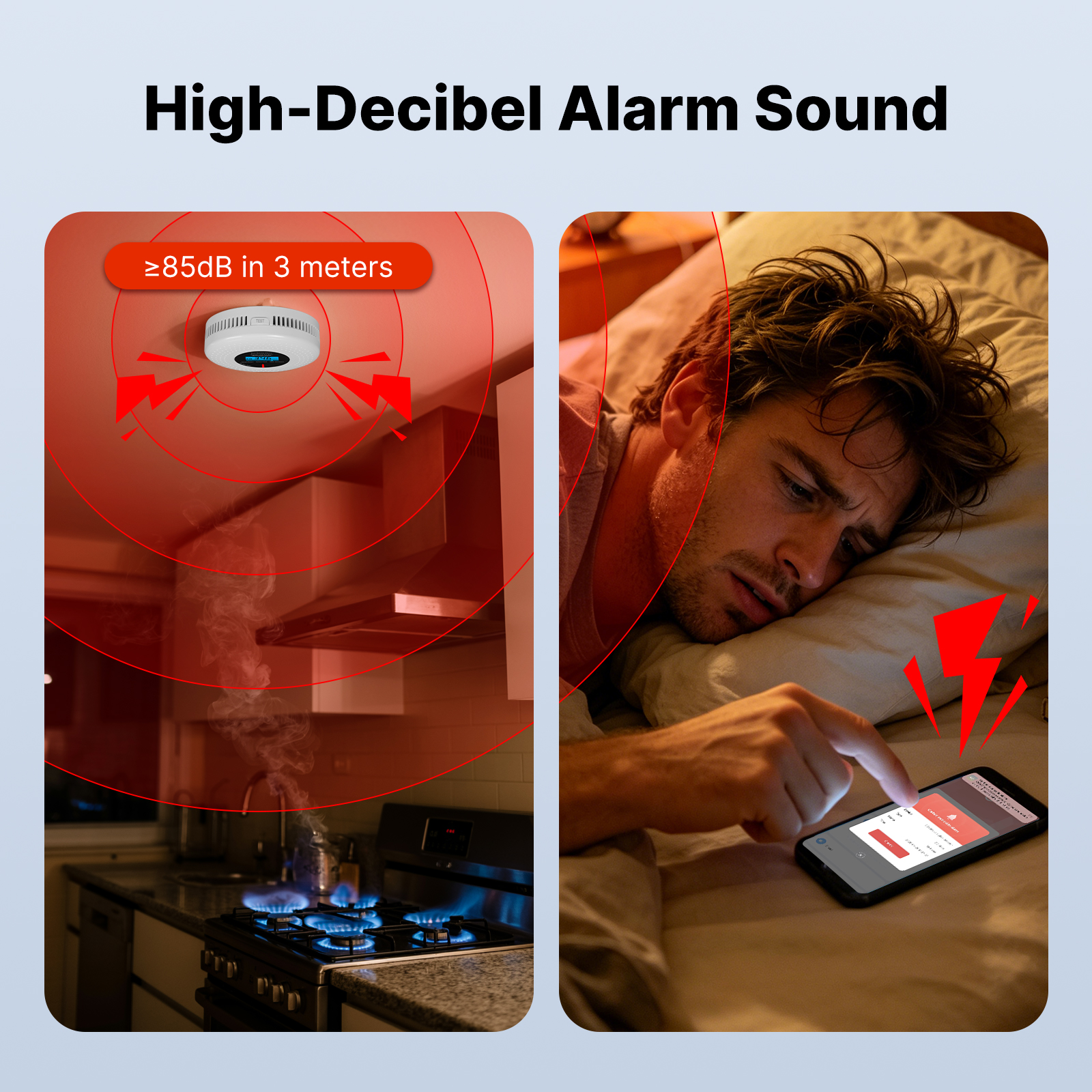 MOES Tuya Zigbee Smart Smoke C - Home Security And Monitoring review and price