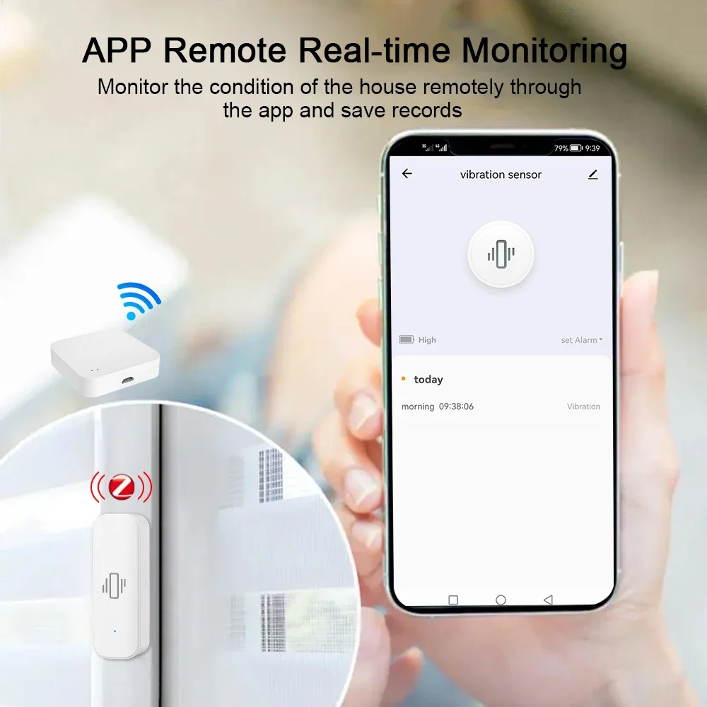 Tuya WiFi/Zigbee Smart Vibrati - Home Security And Monitoring review and price
