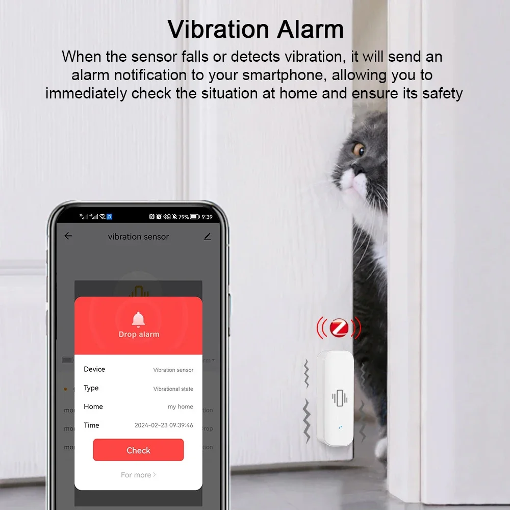 Tuya WiFi/Zigbee Smart Vibrati - Home Security And Monitoring review and price