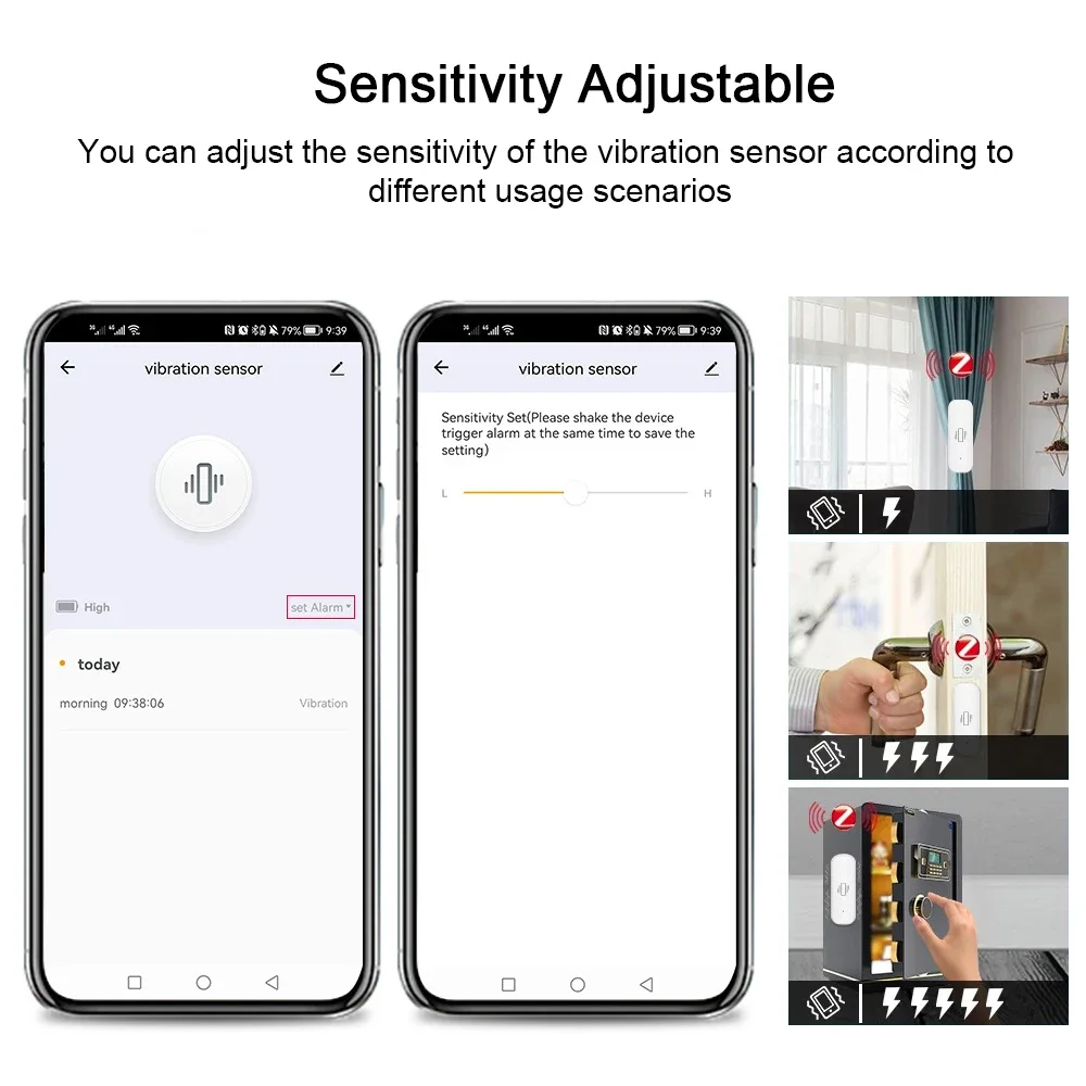 Tuya WiFi/Zigbee Smart Vibrati - Home Security And Monitoring review and price