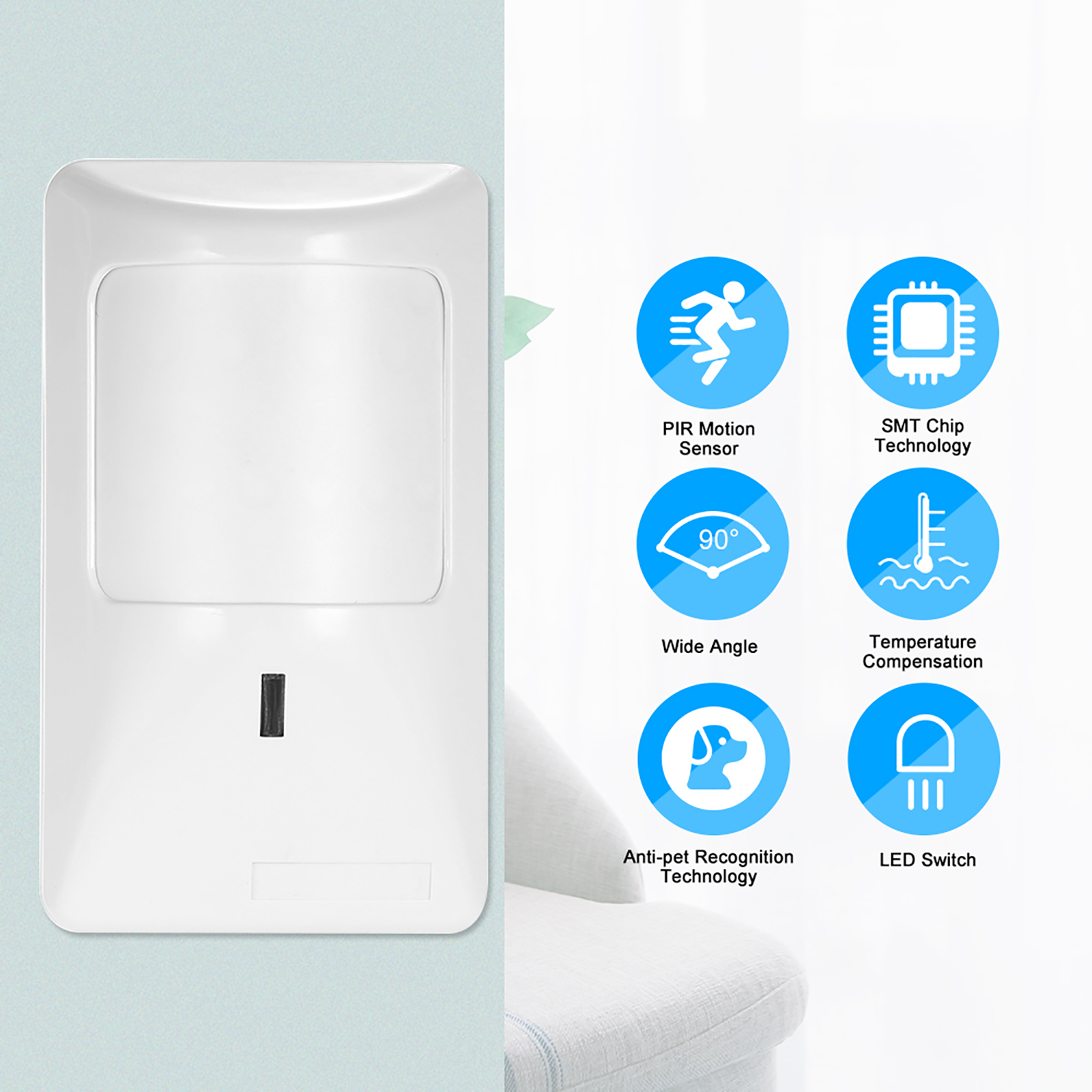 2pcs Sensor Anti-Pet PIR Motio - Sim Gsm Alarm review and price