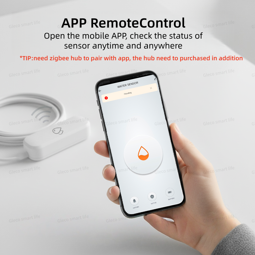 Tuya Zigbee Water Leak Sensor  - Home Security And Monitoring review and price