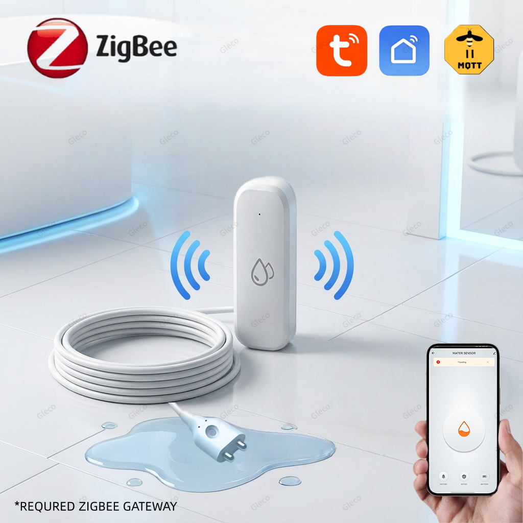 Tuya Zigbee Water Leak Sensor  - Home Security And Monitoring review and price