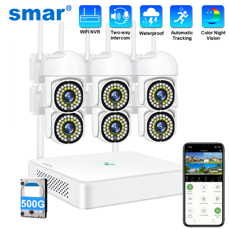 Smar 3MP Wireless CCTV Securit - Home Security Kit review and price