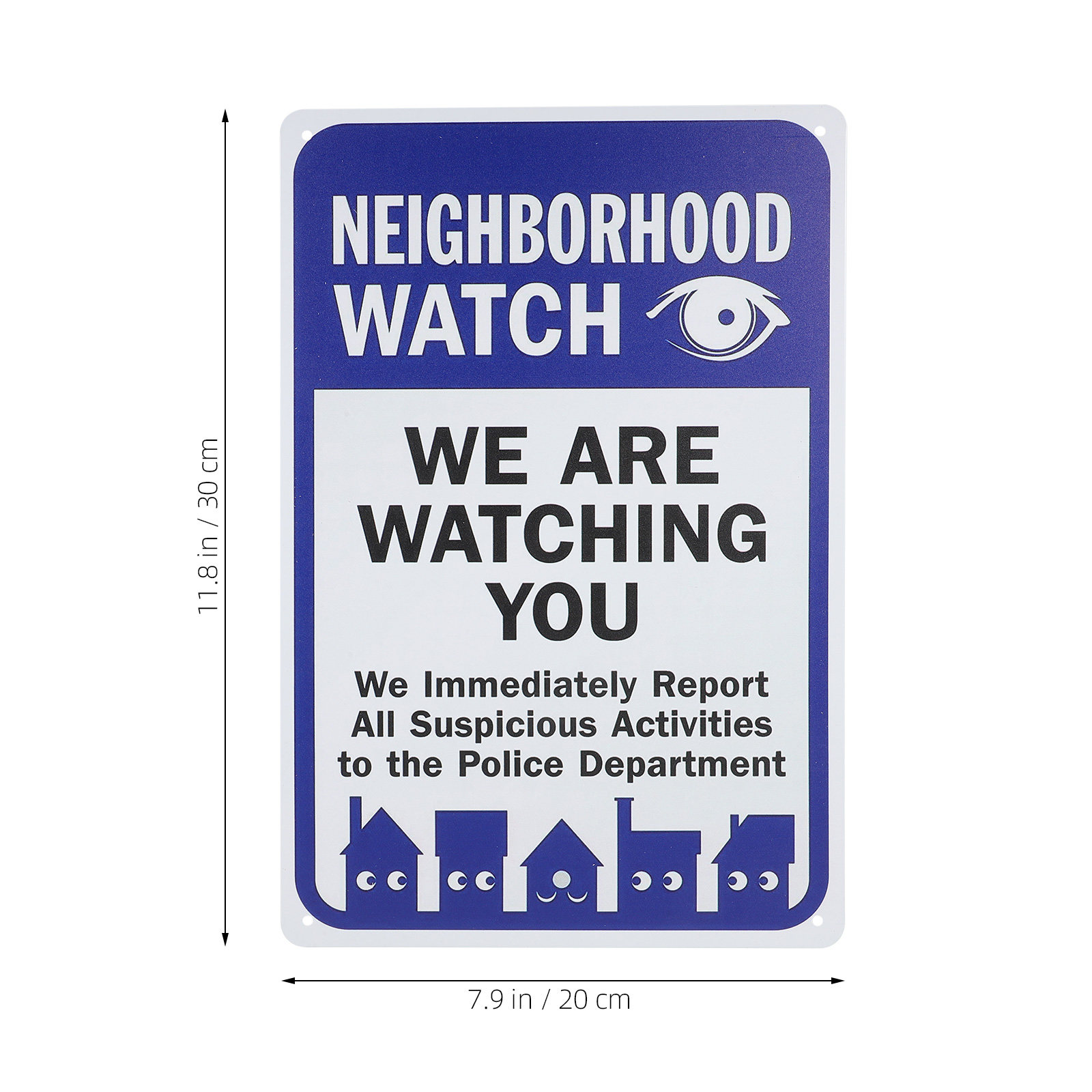 We Are Watching You Sign Weath - Home Security Fence review and price