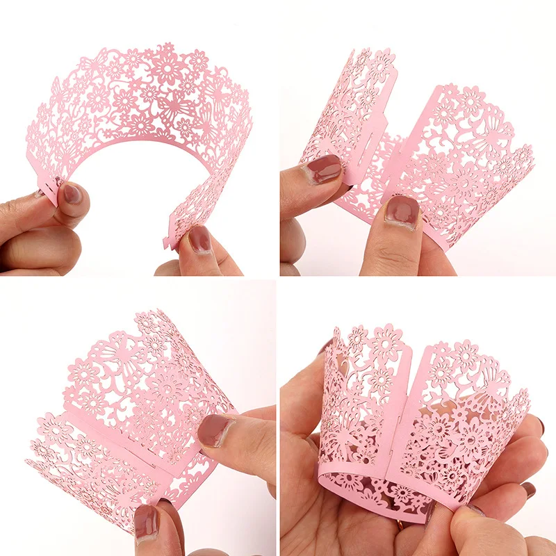 50 Pcs Laser Cut Hollow Cupcak - Home Security Laser review and price